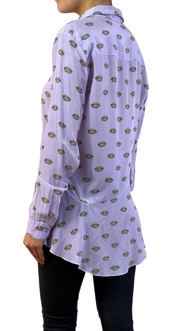 Blusa Seda Morada