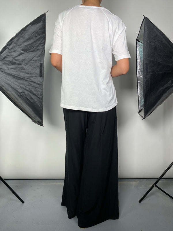 Polera Blanca Estampada