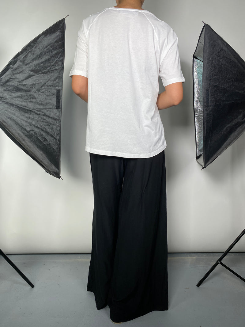 Polera Blanca Estampada