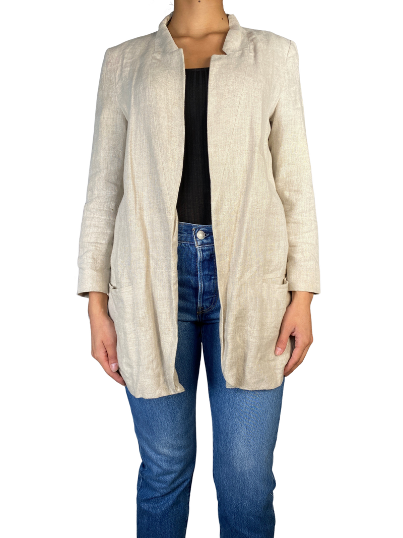 Blazer Lino Beige