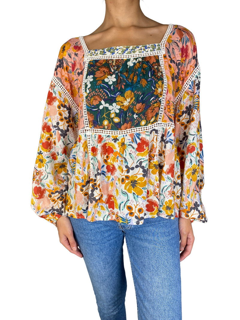 Blusa Estampada Flores