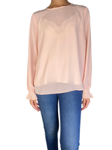 Blusa Manga Larga Rosa Patel