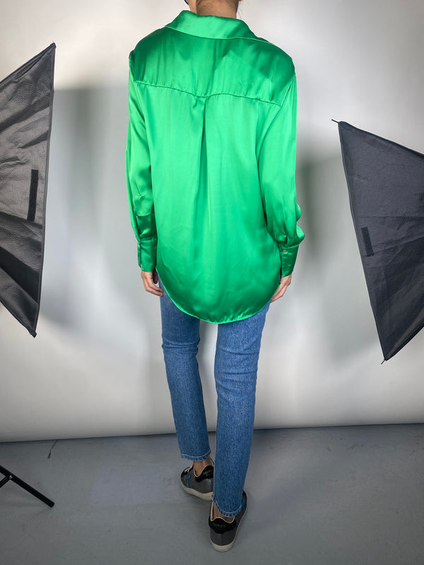 Blusa Esmeralda Satinada