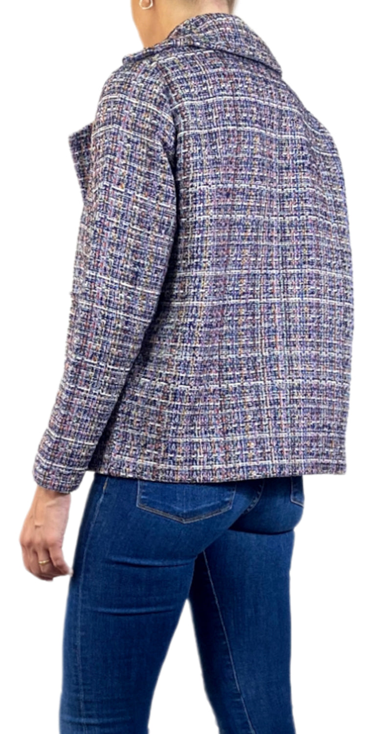 Chaqueta Tejida Multicolor