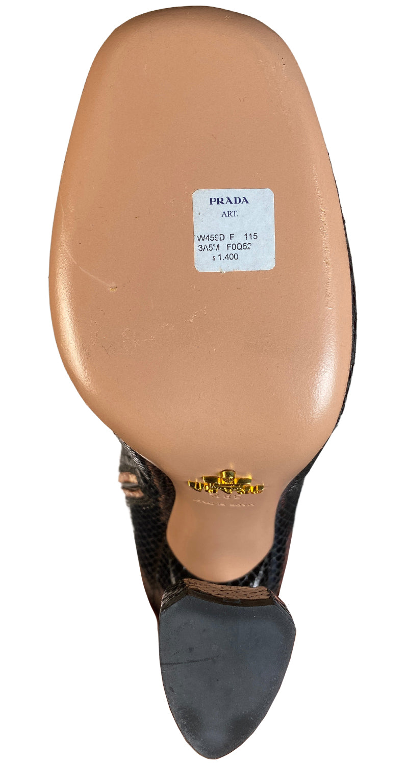 Botas Cuero Snake
