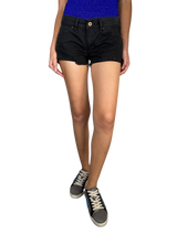 Shorts Negros Denim