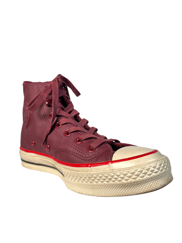 Zapatillas Bordeo Cuero