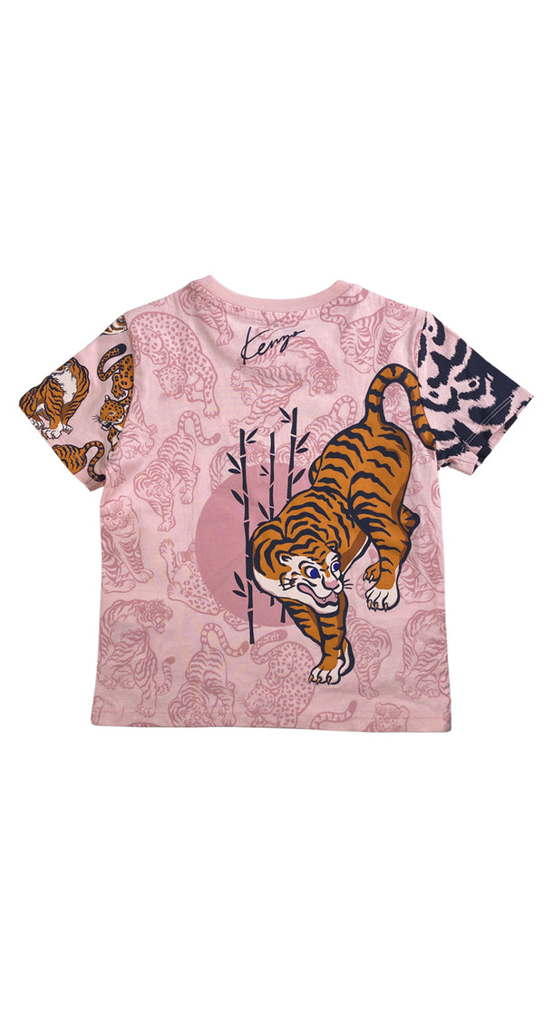 Polera Rosada Felinos