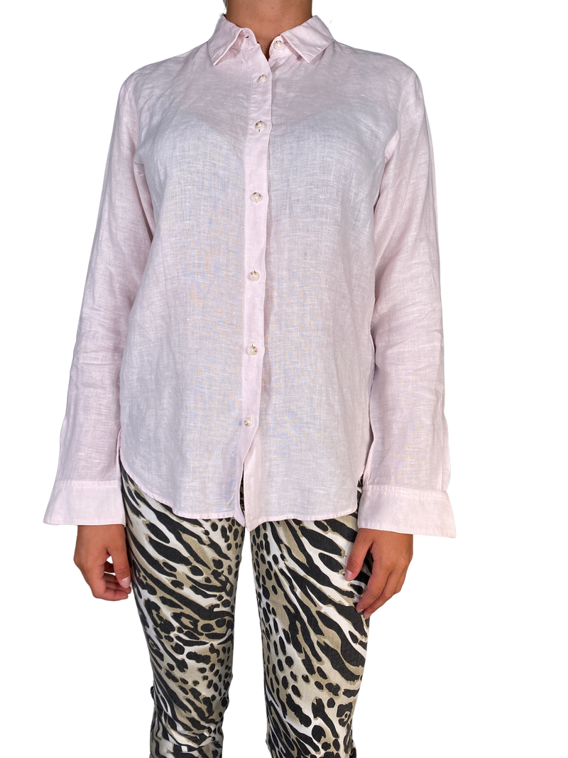 Blusa Lino Rosa