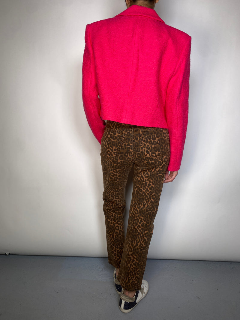 Chaqueta Tweed Corta