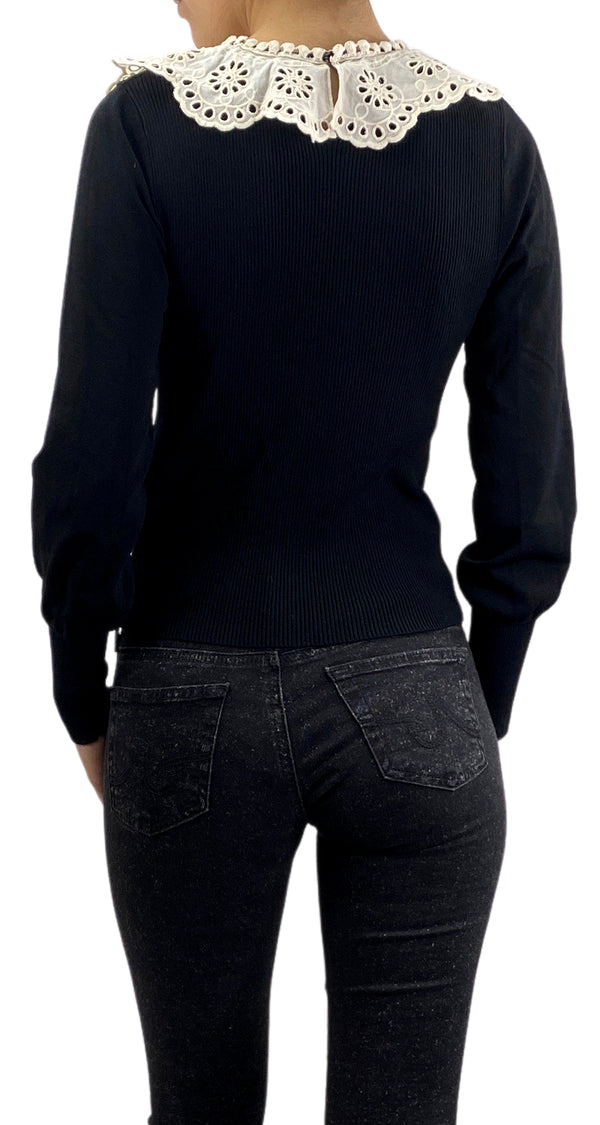 Polera Tejida Negra