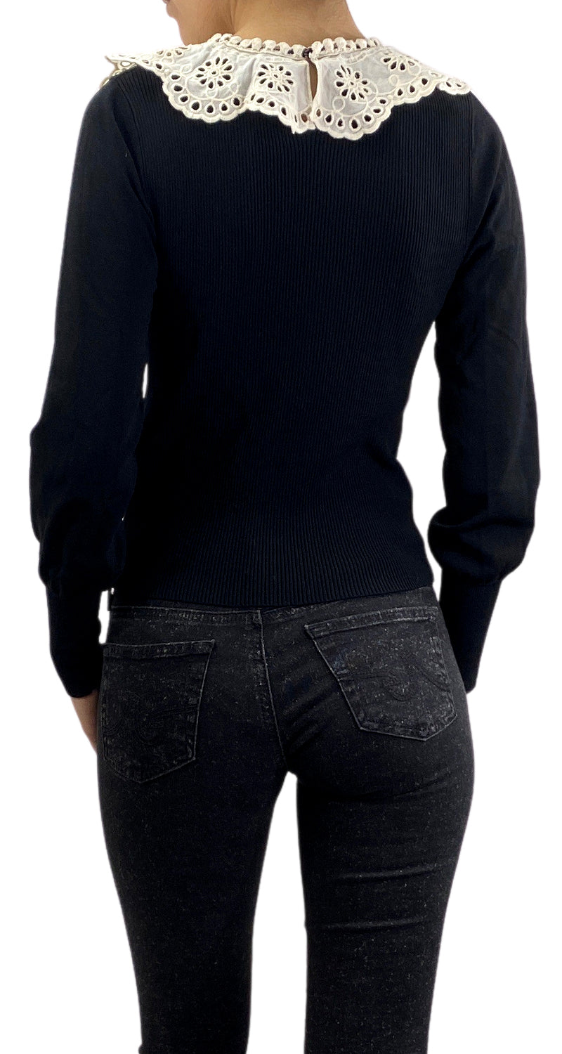 Polera Tejida Negra