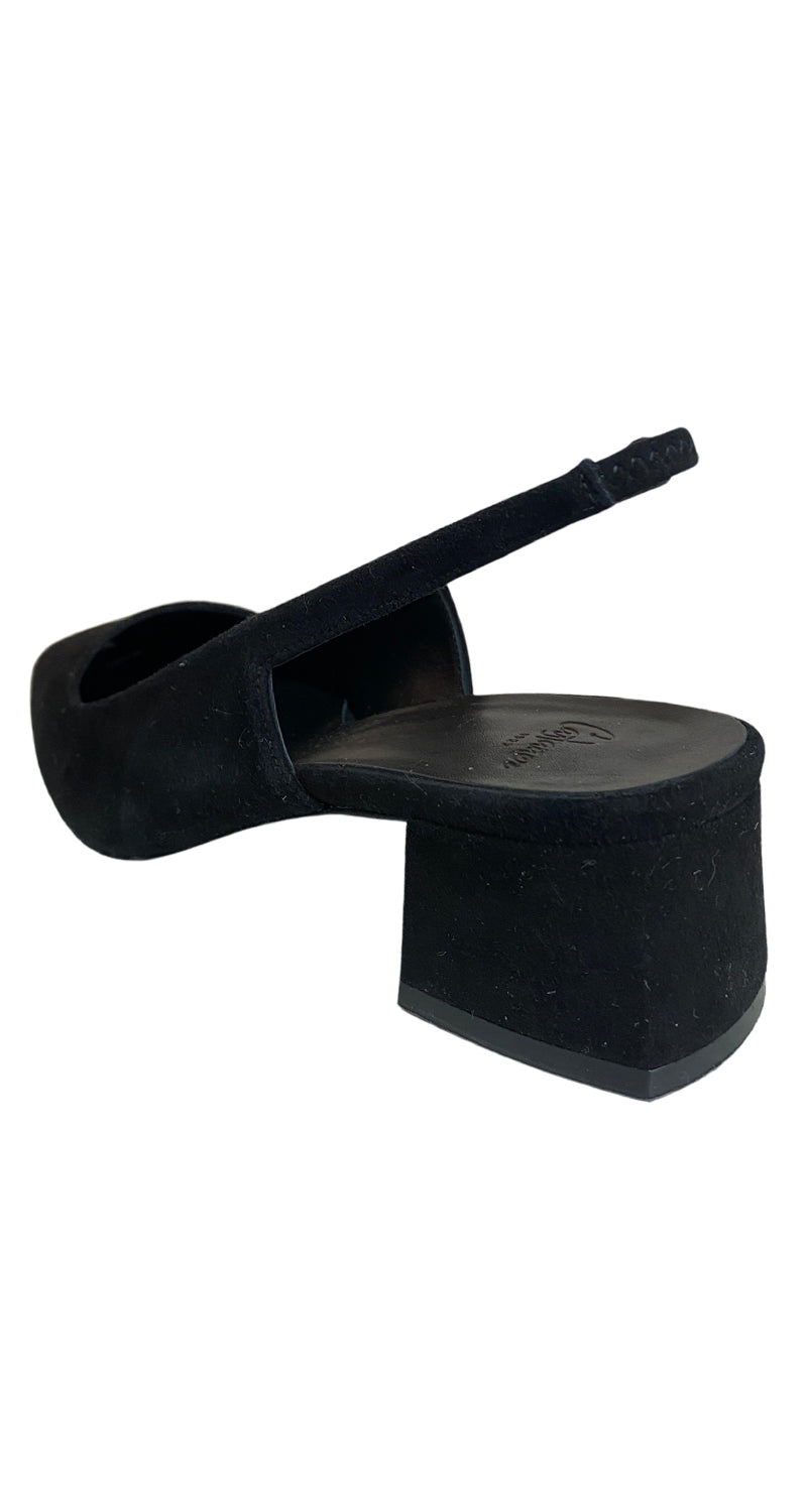 Flats Gamuza Negra