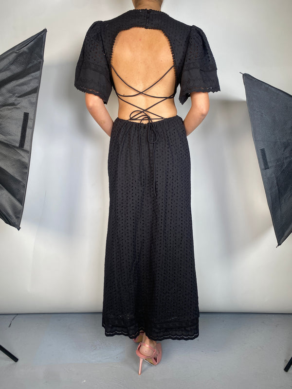 Vestido Con Broderie