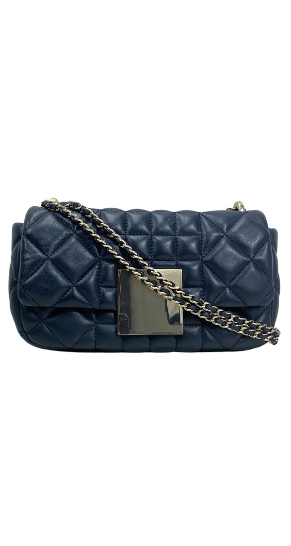 Cartera Cuero Acolchada