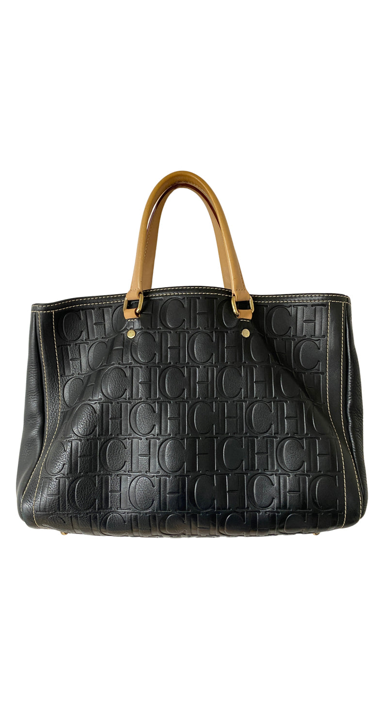 Cartera Negra Monogram