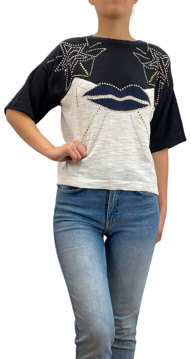 Sweater Negro Aplicaciones