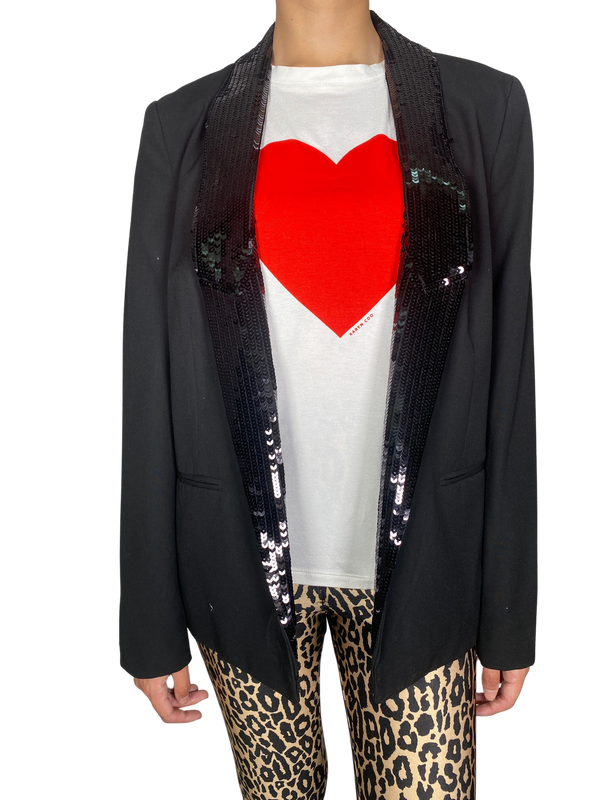 Blazer Negro Lentejuelas
