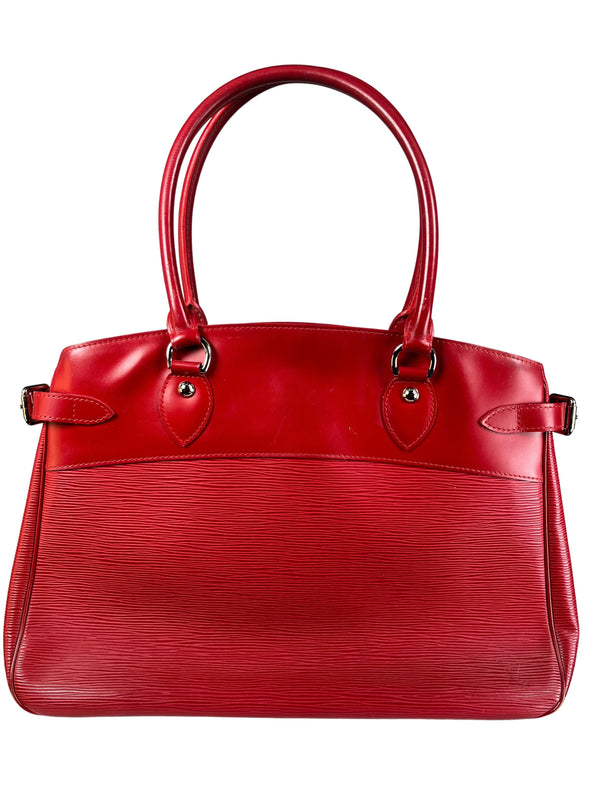 Cartera Passy GM in Red Epi Leather