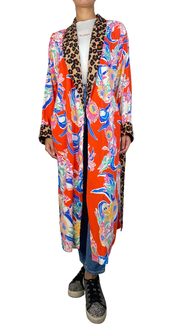 Kimono Multicolor Flores