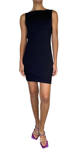 Vestido Negro Lazo En Espalda