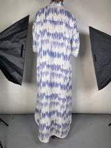 Vestido Camisero de Lino Tie Dye