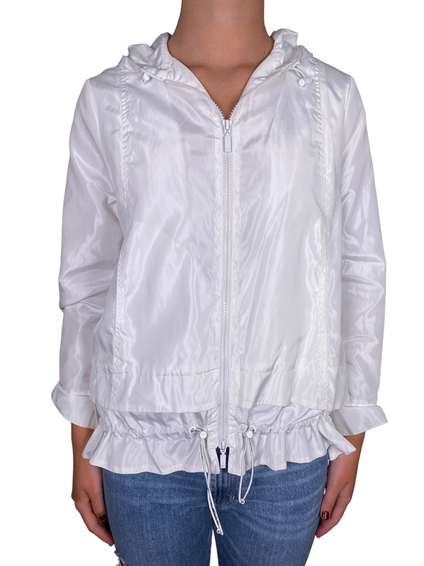 Chaqueta Blanca Impermeable