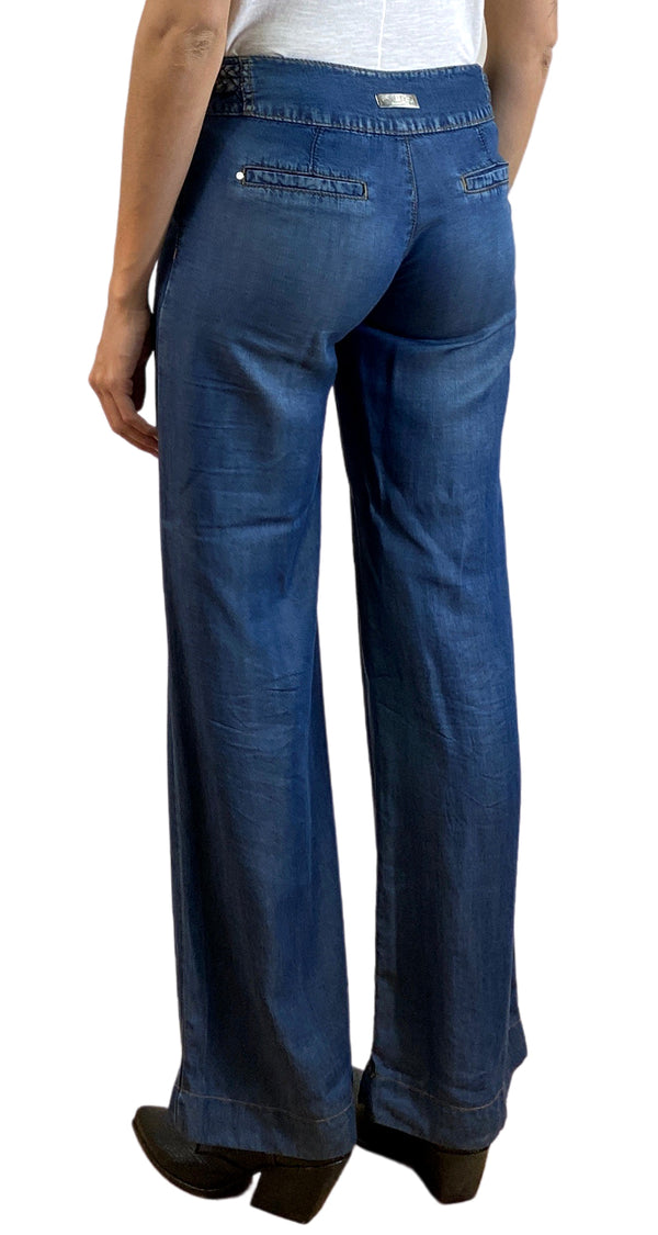 Pantalón Denim Trenzas