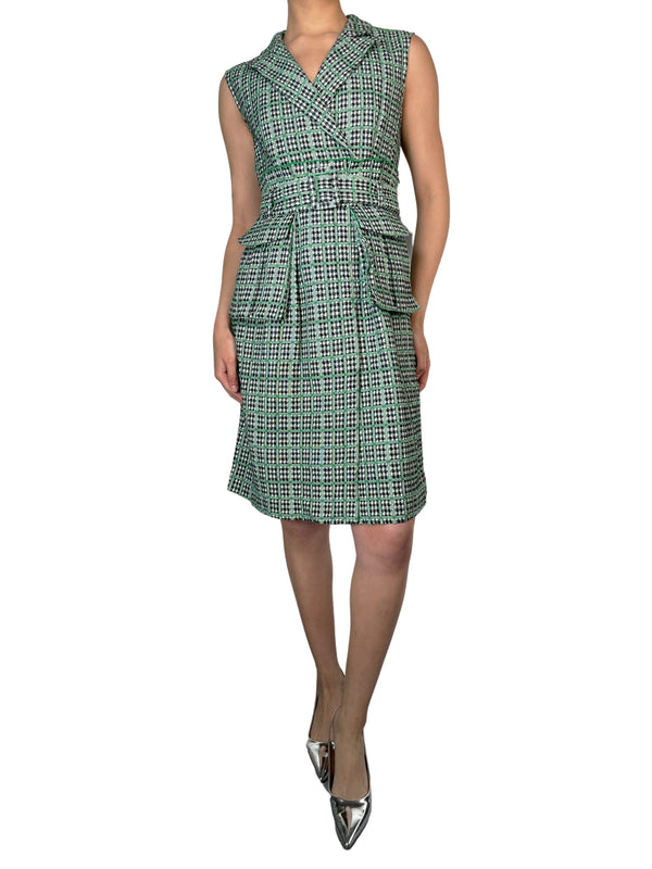 Vestido Houndstooth