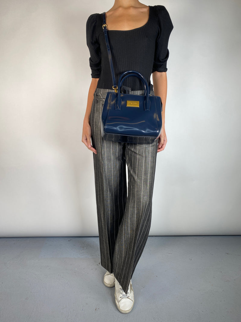 Cartera Azul Marino