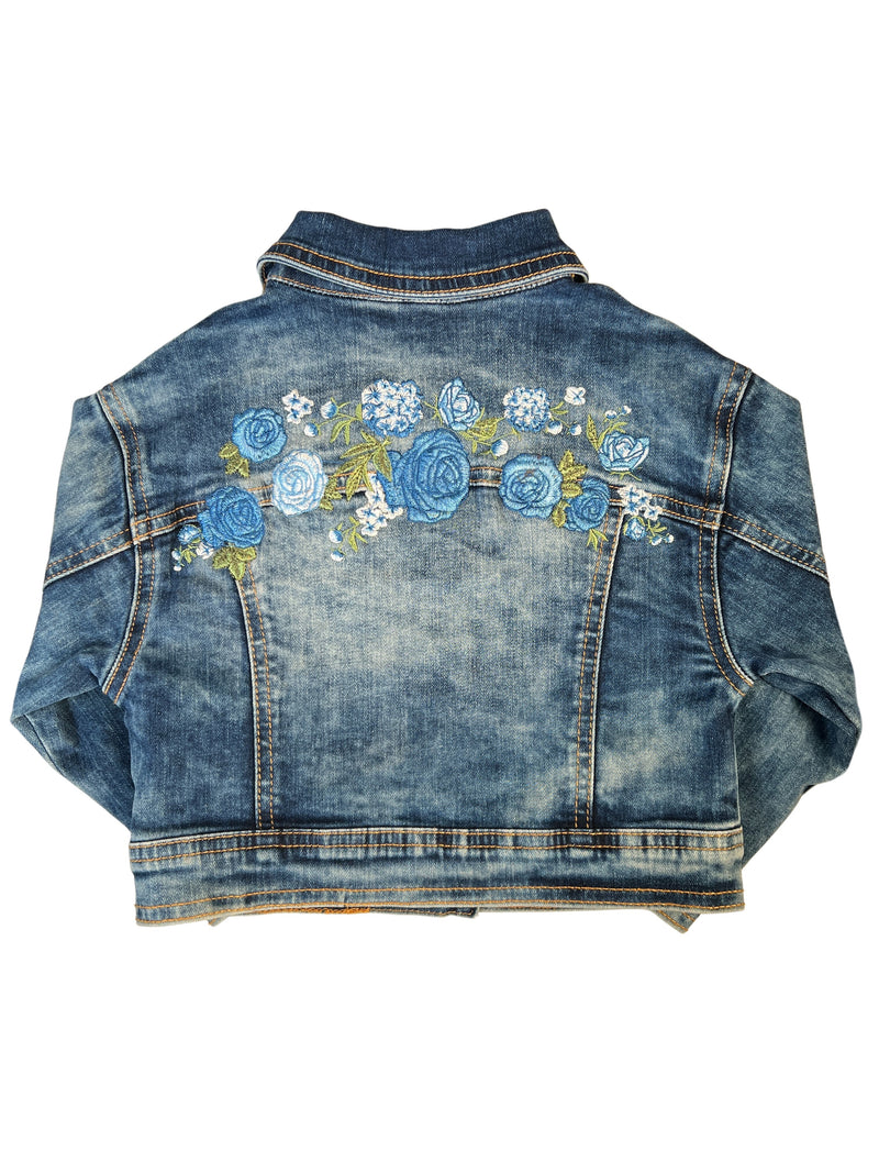 Chaqueta Denim Bordada