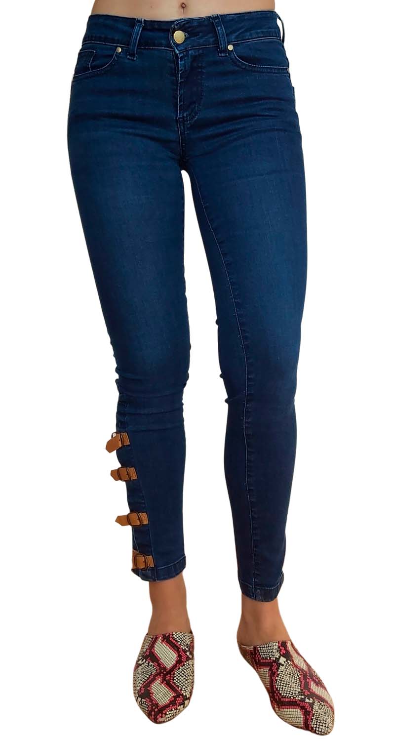 Jeans Correas Cuero