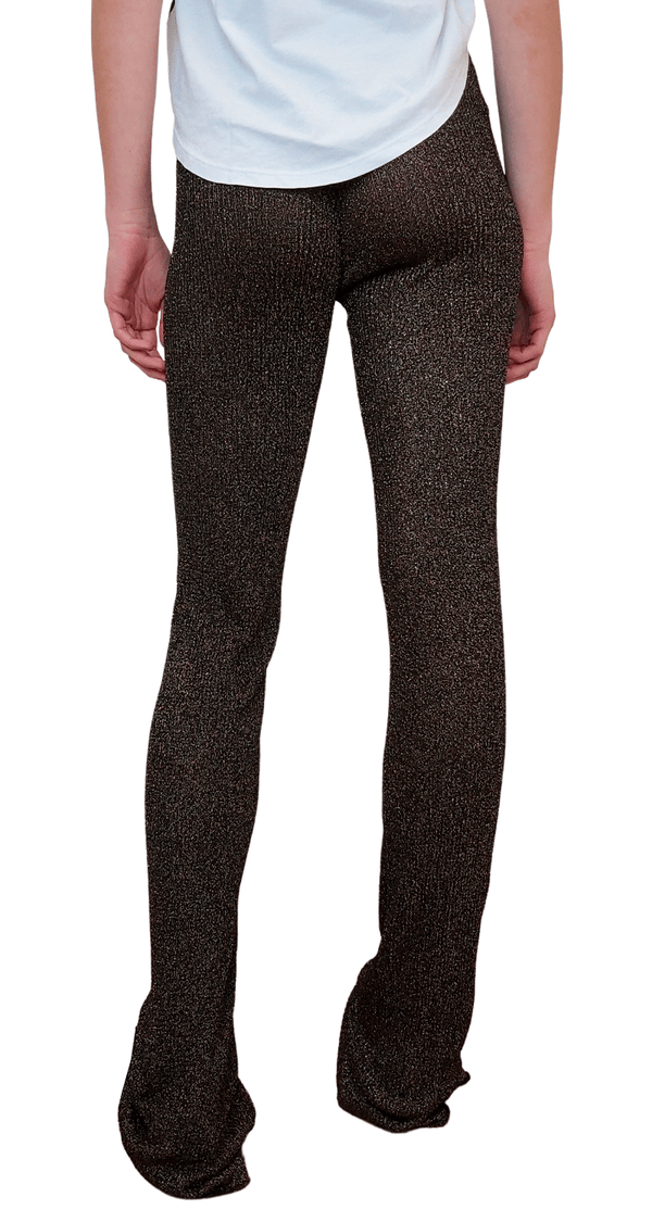 Metallic Thread Knit Trousers