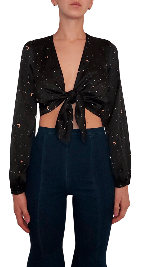 Blusa Crop Amarra