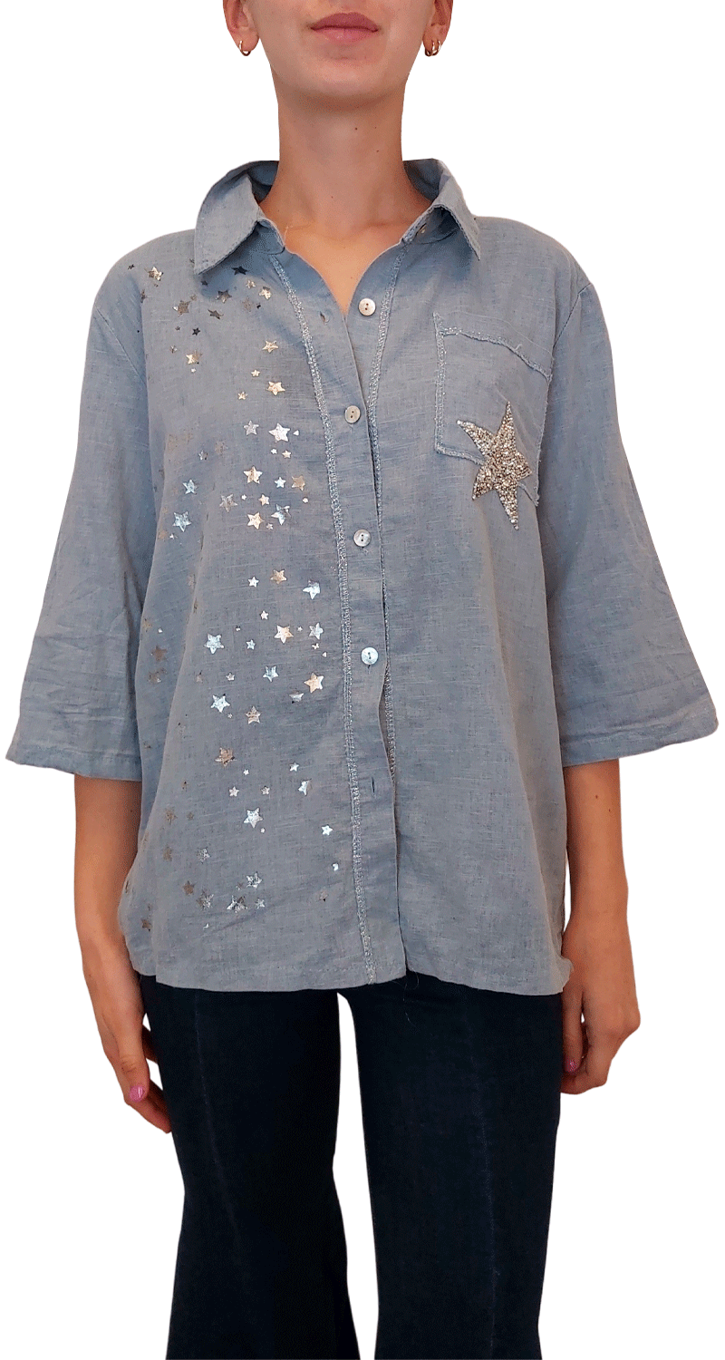 Blusa Lino Folia