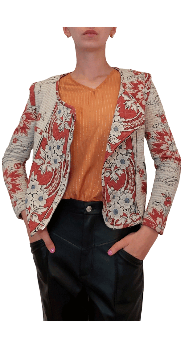 Chaqueta Quilt Print