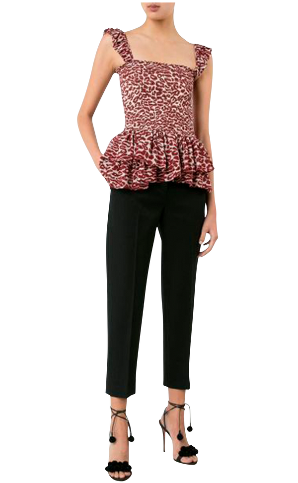 Blusa ''Red Leopard Print'' (5238769057927)