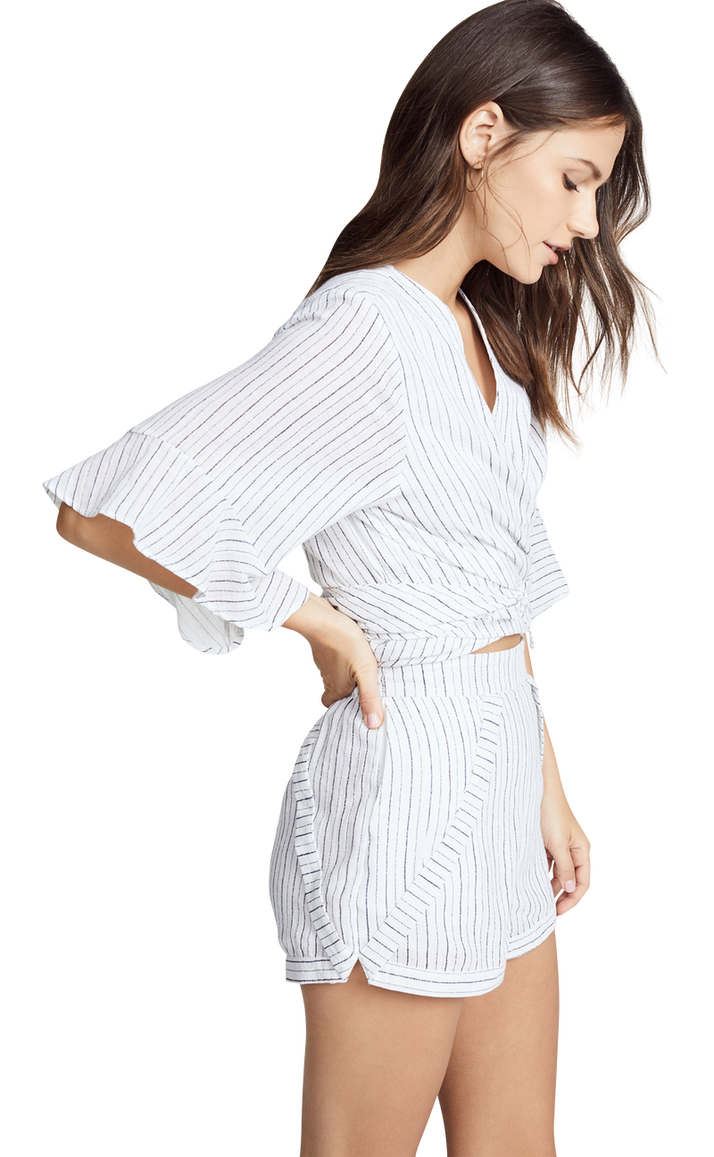 Crop Top ''Tulum Frill Tie'' (5238769188999)
