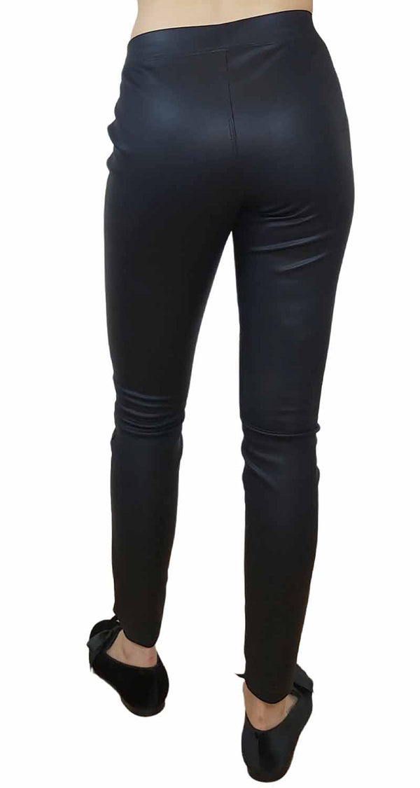 Leggings Coated Negro