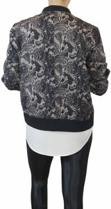 Chaqueta Bomber Reptil