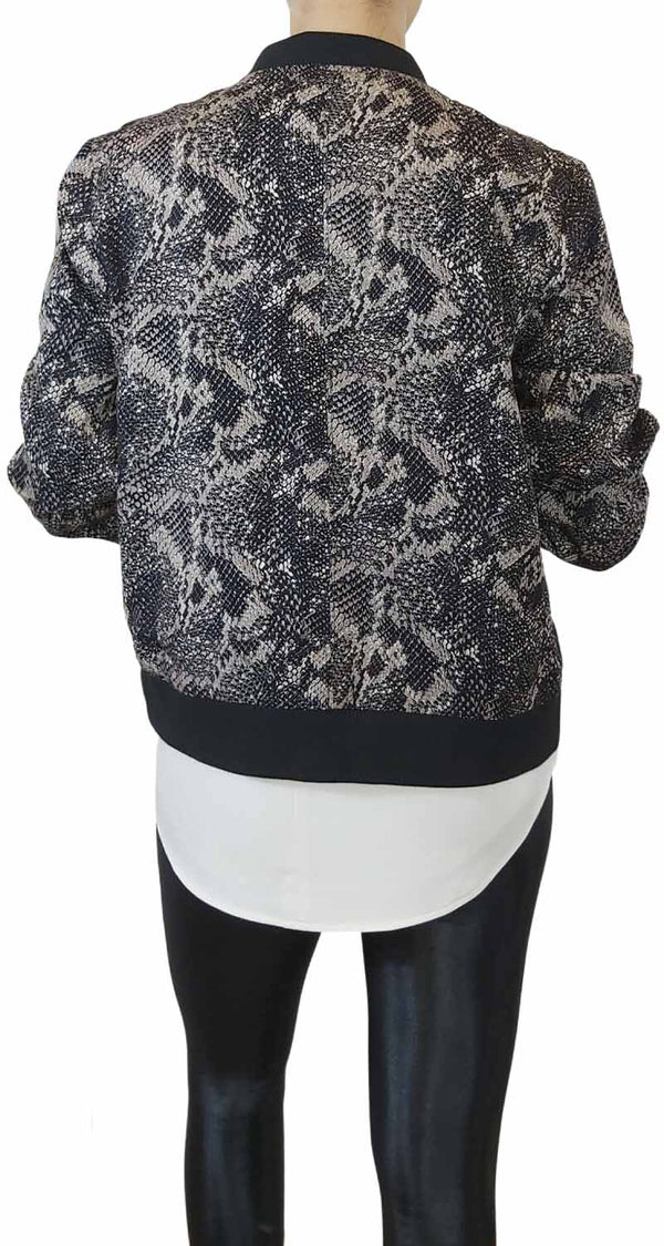 Chaqueta Bomber Reptil