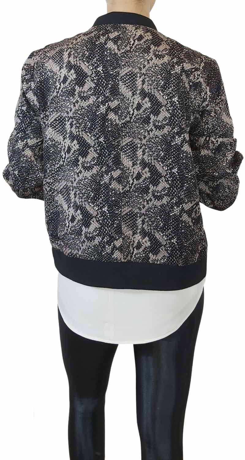 Chaqueta Bomber Reptil
