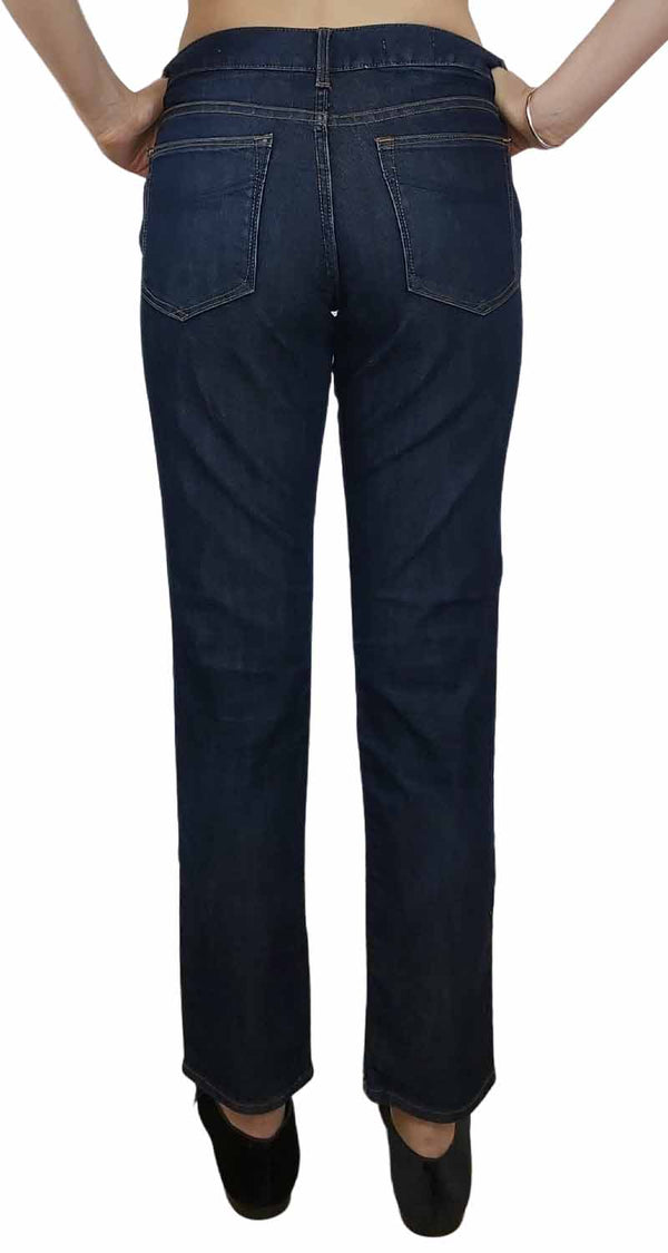 Jeans Real Straight Low Rise Dark Blue