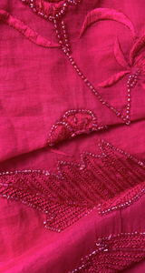 Pollera Bordados Rosados