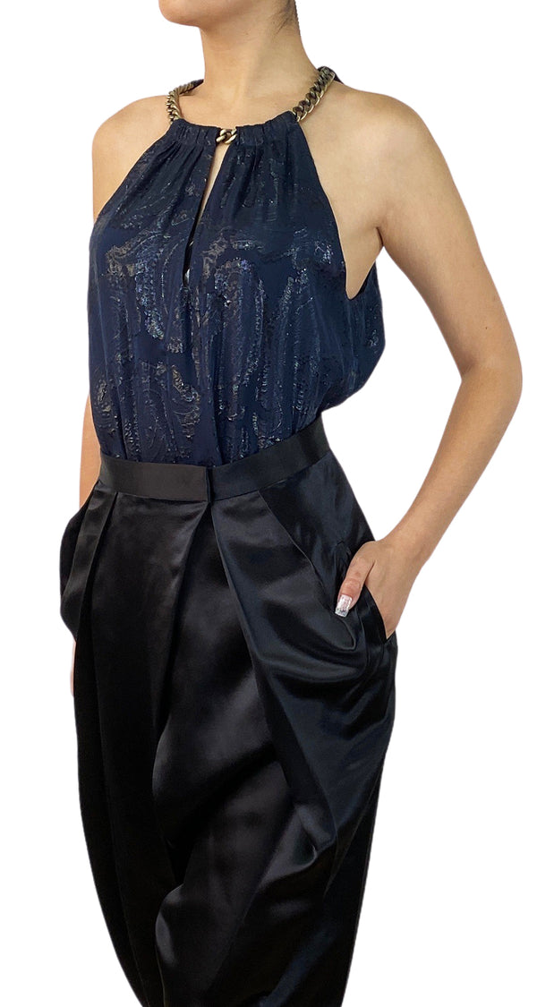 Blusa Azul Cadenas