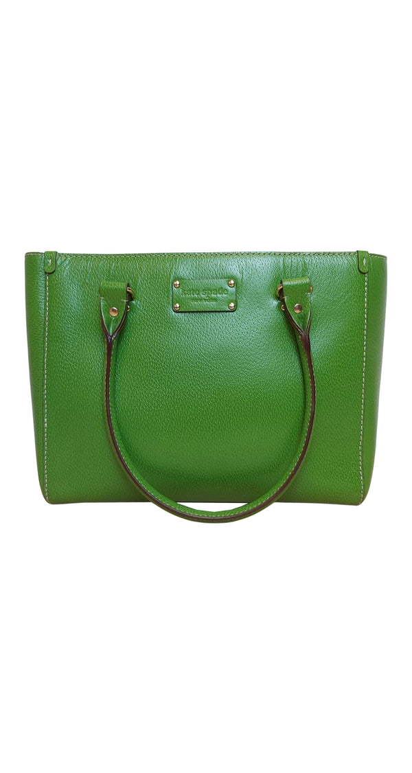 Green Leather Tote