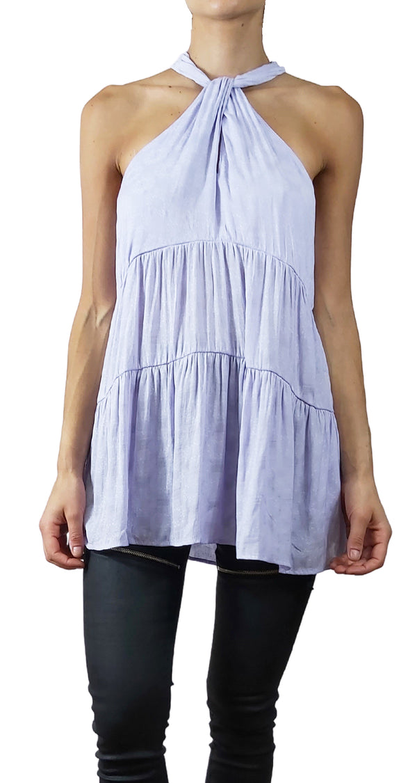 Blusa Lila Flores