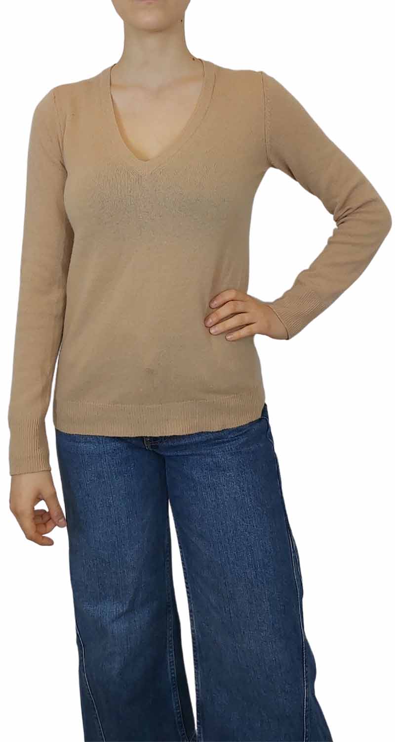 Sweater Camel Lana Merino