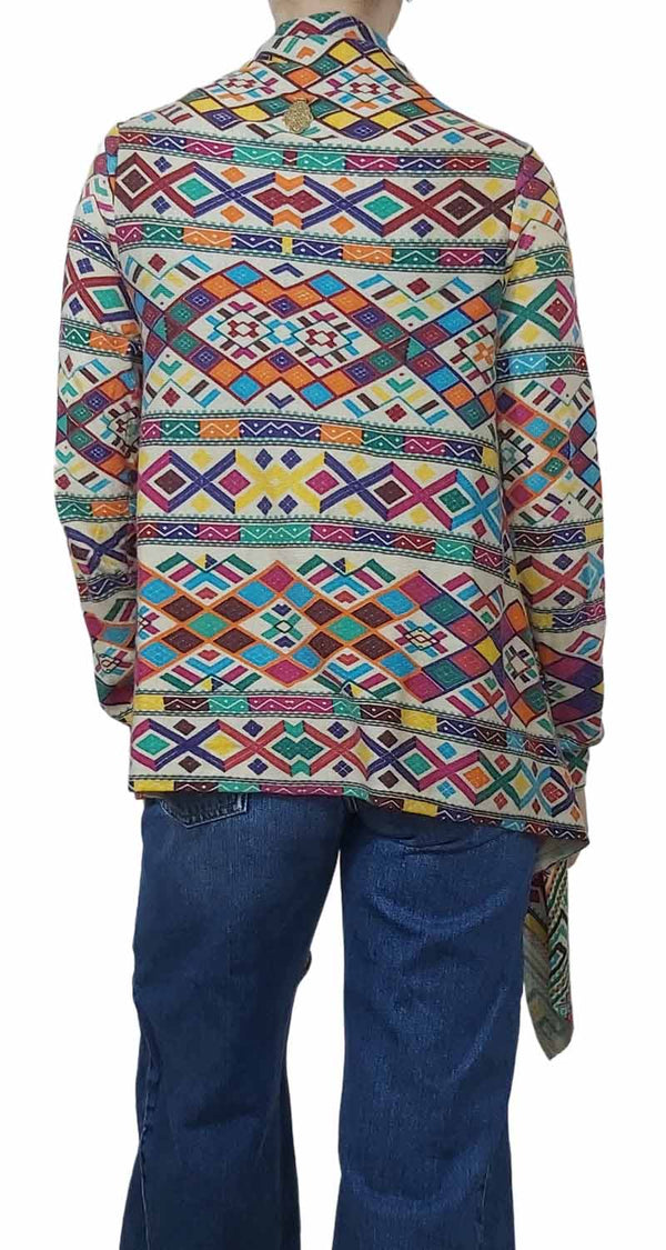 Sweater Asimétrico Multicolor