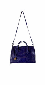 Cartera Azul Reptil